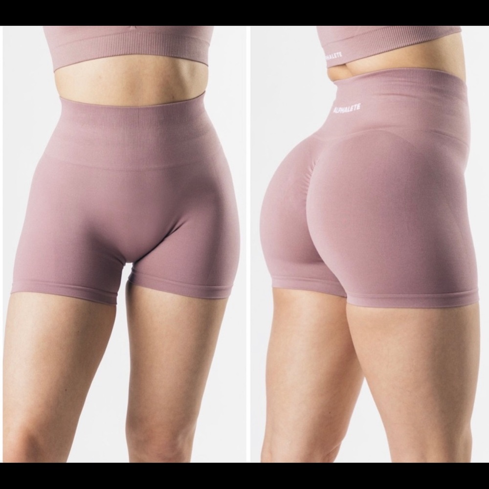 Alphalete Purple Dove Amplify Shorts - Size S
